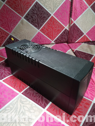 Powerpac 650VA Offline UPS with Plastic Body- Black